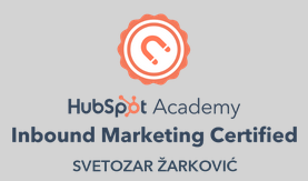 HubSpot academy inbound marketing certificate