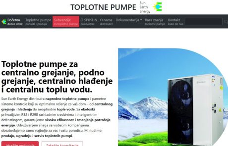 Sun Earth Energy Toplotne pumpe